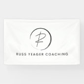 Russ Yeager Coaching Signature Logo 横断幕 (横)