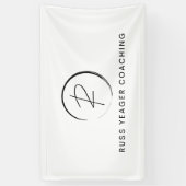 Russ Yeager Coaching Signature Logo 横断幕 (縦)