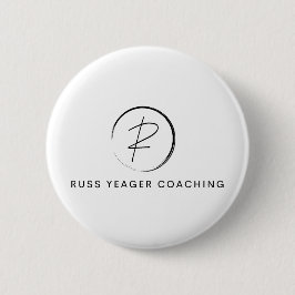 Russ Yeager Coaching Signature Logo 缶バッジ