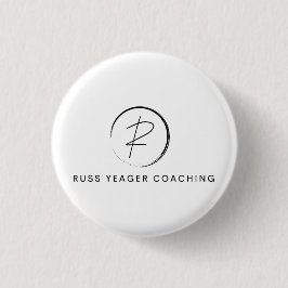Russ Yeager Coaching Signature Logo 缶バッジ