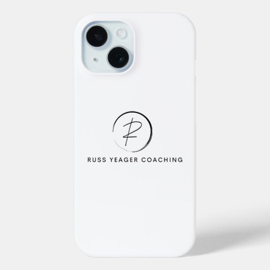 Russ Yeager Coaching Signature Logo Case-Mate iPhoneケース (裏面)