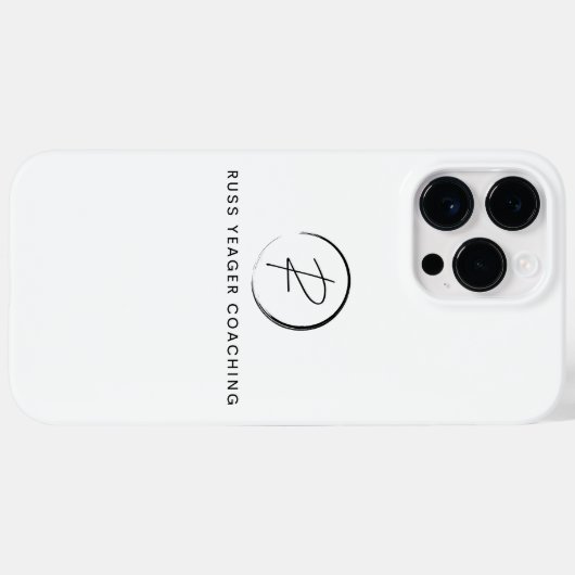 Russ Yeager Coaching Signature Logo Case-Mate iPhoneケース (裏面 (横))