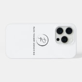 Russ Yeager Coaching Signature Logo iPhoneケース (裏面横)