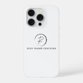 Russ Yeager Coaching Signature Logo iPhoneケース (裏面)