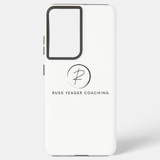 Russ Yeager Coaching Signature Logo Samsung Galaxyケース (裏面)