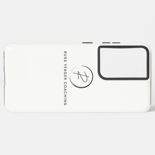 Russ Yeager Coaching Signature Logo Samsung Galaxyケース (左側面)
