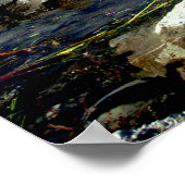 Russell Lupins in Lake Tekapo, New Zealand ポスター (角)