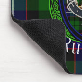 Russell Scottish Clan Tartan and Crest  マウスパッド (コーナー)