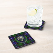 Russell Scottish Clan Tartan & Crest コースター (右側)