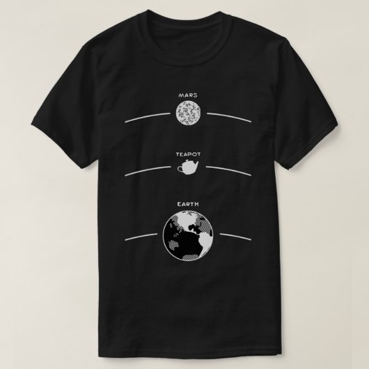 Russellx27s天測図を作成 Tシャツ (デザイン正面)