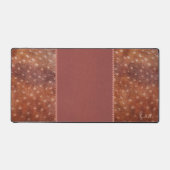 Russet Echoes Dappled Fawn & Embroidered デスクマット (正面)