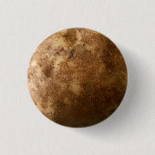 Russet Potato Close-up Photo Pin 缶バッジ (正面)