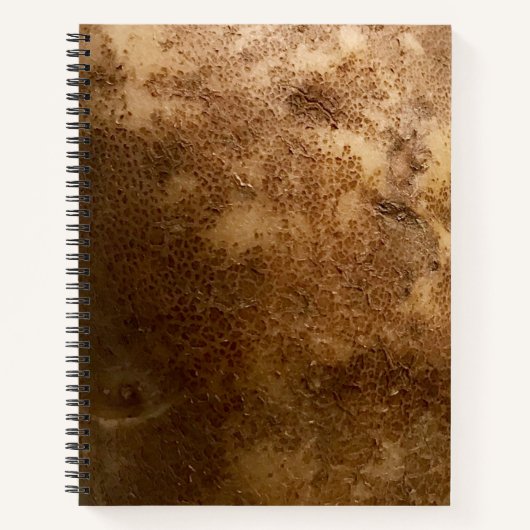 Russet Potato Close Up Photograph Spiral Notebook ノートブック (正面)