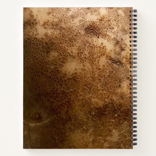 Russet Potato Close Up Photograph Spiral Notebook ノートブック (裏面)
