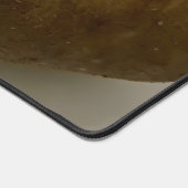 Russet Potato on White Plate Photograph デスクマット (コーナー)