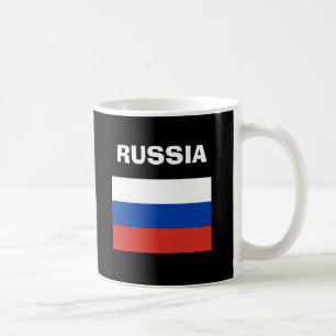 RUSSIA*大きいRUのマグ コーヒーマグカップ