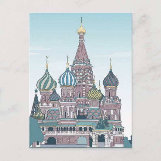 Russia Moscow Travel ポストカード (正面)