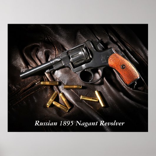 Russian 1895 Nagant Revolver ポスター (正面)