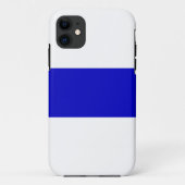 russian anti war flag ukraine blue line solidarity Case-Mate iPhoneケース (裏面)