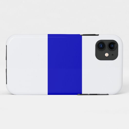 russian anti war flag ukraine blue line solidarity Case-Mate iPhoneケース (裏面(横))
