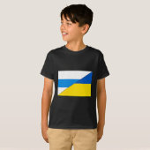 Russian Anti-war Flag Ukraine Flag Net Voyne No To Tシャツ (正面フル)