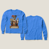 Russian Blue Arlequin Cat (デザイン 正面＆背面)