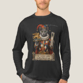 Russian Blue Arlequin Cat トライブレンドＴシャツ (正面)