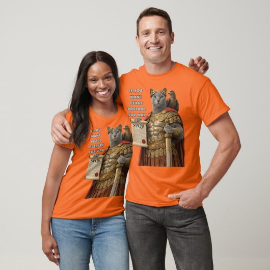 Russian Blue Caesar Cat Tシャツ (ユニセックス)