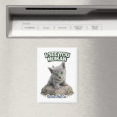 Russian Blue Cat Magnet マグネット (インサイチュ (食洗機))