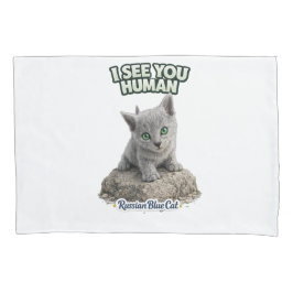 Russian Blue Cat Pillow Cover 枕カバー