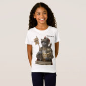 Russian Blue Conquistador Cat – Honor & Legacy Tシャツ (正面フル)