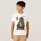 Russian Blue Conquistador Cat – Honor & Legacy Tシャツ (正面フル)