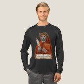 Russian Blue Dante Alighieri Cat トライブレンドＴシャツ (正面全体)
