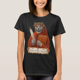 Russian Blue Dante Alighieri Cat Tシャツ