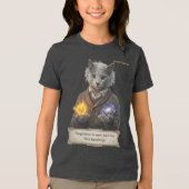 Russian Blue Einstein Cat - Imagination トライブレンドＴシャツ (正面)