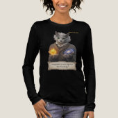 Russian Blue Einstein Cat - Imagination トライブレンドＴシャツ (正面)