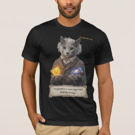 Russian Blue Einstein Cat - Imagination Tシャツ