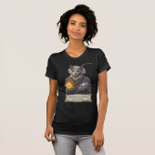 Russian Blue Einstein Cat - Imagination Tシャツ (正面フル)