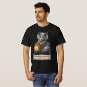 Russian Blue Einstein Cat - Imagination Tシャツ (正面フル)