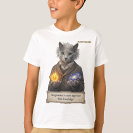 Russian Blue Einstein Cat - Imagination Tシャツ