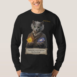 Russian Blue Einstein Cat - Imagination Tシャツ
