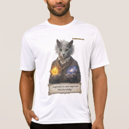 Russian Blue Einstein Cat - Imagination Tシャツ