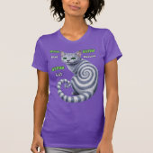 Russian Blue Hypno Cat Tシャツ (正面)