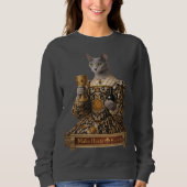 Russian Blue Lucrezia de Médici Cat スウェットシャツ (正面)