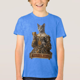 Russian Blue Lucrezia de Médici Cat トライブレンドＴシャツ