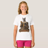 Russian Blue Lucrezia de Médici Cat Tシャツ (正面フル)