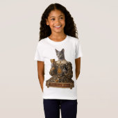 Russian Blue Lucrezia de Médici Cat Tシャツ (正面フル)
