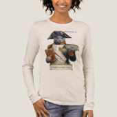 Russian Blue Napoleon Bonaparte Cat トライブレンドＴシャツ (正面)