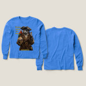 Russian Blue Pirate Cat – Fortune Favors The Bold (デザイン 正面＆背面)