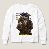 Russian Blue Pirate Cat – Fortune Favors The Bold (デザイン正面)